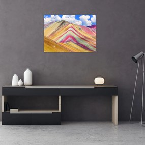 Kép - Rainbow Mountain, Peru (70x50 cm)