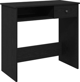 vidaXL fekete forgácslap íróasztal 80 x 40 x 75 cm
