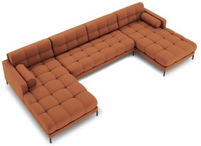 Téglavörös sarokkanapé (U alakú) Bali – Cosmopolitan Design