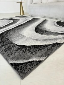Nora 6031 szürke modern szőnyeg 200x290 cm