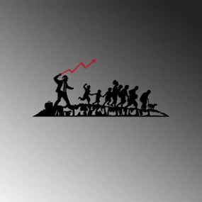 Banksy fém fali dekoráció, 30×70 cm – TR891TNL2293
