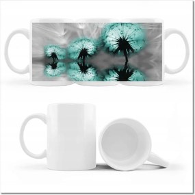 Fotó bögre Türkiz pitypang virág