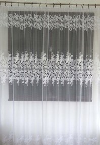 Mg Függöny jacquard 1608 Fehér 250x250 M szalaggal