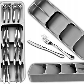 Evőeszköztartó Fiókbetét abs robusztus erős Organizer 40x11cm Evőeszközök