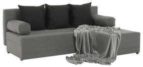 Sarokkanapé Mexx (szürke + fekete). 808325