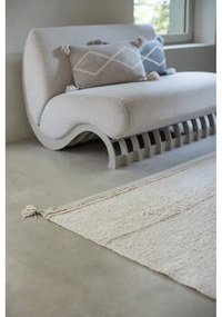 Krémszínű mosható kézi szövésű pamut szőnyeg 170x240 cm Bloom Natural – Lorena Canals