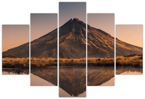 A Mount Taranaki visszaverődése, Új-Zéland (150x105 cm)