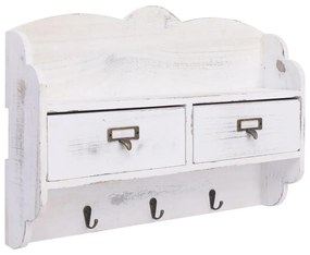 fehĂ©r fa fali fogas 50 x 10 x 34 cm