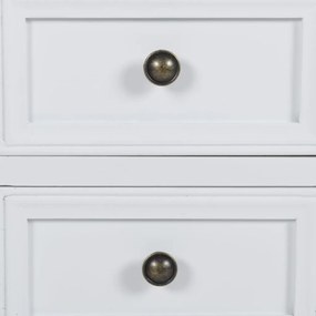 2 fiókos fehér MDF éjjeliszekrény