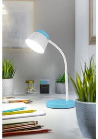 Lámpa Asztali HELIN 6W, 350lm,  AC220-240V, 3-CCT, PF> 0,5, RA>80, kék