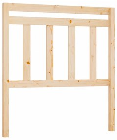 tömör fenyőfa ágyfejtámla 81 x 4 x 100 cm