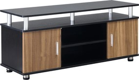 HOMCOM TV Állvány 50''-ig Terjedő Televíziókhoz, Szekrényekkel és Polcokkal, 120x40x52.2cm | Aosom