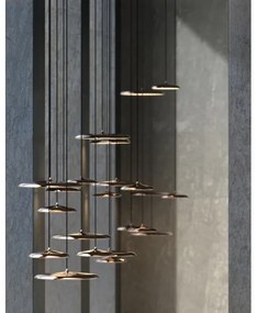 DFTP by Nordlux - LED Dimmelhető csillár zsinóron ARTIST LED/14W/230V átm. 25 cm réz