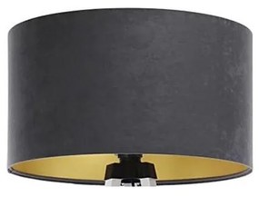 Univerzális STANDART E27 lámpabúra, 45 cm, szürke/arany