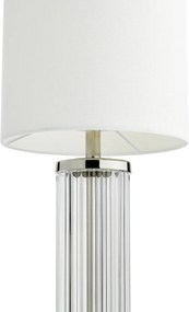 Dar Lighting modern asztali lámpa enrico polírozott nikkel darenr4138