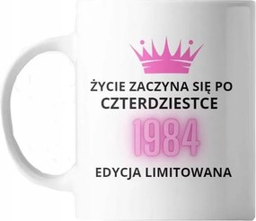 Kerámia Bögre Nyomtatással 40. Születésnapra Negyvenedik Ajándék Bögre
