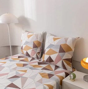 Mikroszálas ágyneműhuzat TRIANGO mintás Ágyneműhuzat mérete: 2 db 70 x 80 cm | 160 x 200 cm