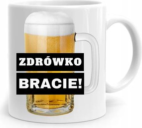 Bögre Ajándék Testvérnek Egészség Testvér! Sör nyomott mintával