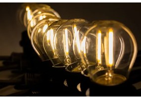 Kültéri dekorációs fénylánc MIMOSA 20xE27/1,3W/230V IP44 20m