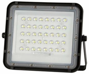LED Kültéri napalemes reflektor LED/10W/3,2V IP65 4000K fekete + + távirányító