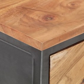 tömör akácfa tálalóasztal 110 x 35 x 75 cm