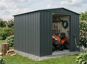 fém kerti ház GLOBEL 108 ANTRACIT + napfénytetővel LG2070
