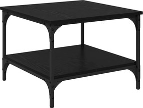 vidaXL Dohányzóasztal Fekete tölgy 55 x 55 x 40 cm Faanyag