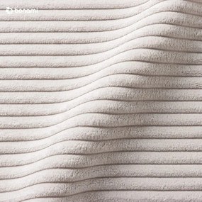 Bézs kordbársony heverő (jobb oldali) Chic Charlotte – Miuform