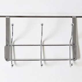 Ezüstszínű fém ajtófogas 11 cm Chrome – Premier Housewares