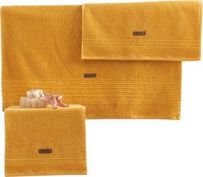 Wellness sárga törölköző
