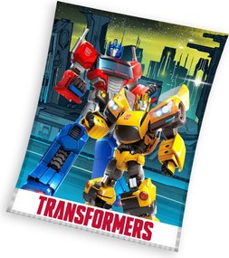 Transformers Cybercore coral fleece polár takaró 130x160cm