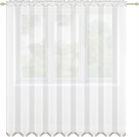 Függöny Kész 400x250 Fátyol Szalag Béka Fehér Függöny Kész