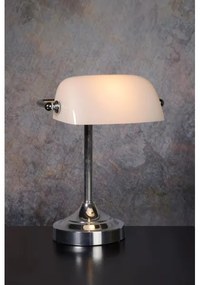 Lucide 17504/01/11 - Asztali lámpa BANKER 1xE14/40W/230V