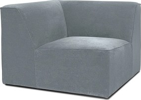 Szürke kordbársony kanapé modul (variálható) Sting – Scandic