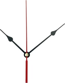 Fekete alumínium óramutatók - könnycsepp alakú 11,5 / 8,5 cm