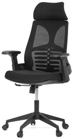 Fekete Hálós Irodai Szék, Hinta Mechanikával. KA-S247 BK