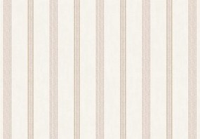Parato Cristiana Masi Top Stripes Linen bézs-rózsaszín csíkos vlies tapéta – 38428