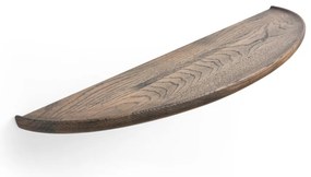 Barna tölgyfa fali polc 70 cm Mu – Gazzda