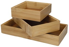 Bambusz fiókrendező szett 3 db-os Copco - Kitchen Craft