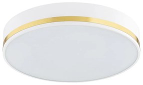 Argon 6138 - Mennyezeti lámpa AMORE 3xE27/15W/230V átmérő 45 cm fehér/arany