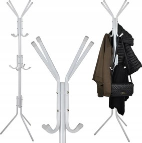 Akasztós Padlóállvány Álló Loft Stabil Fehér