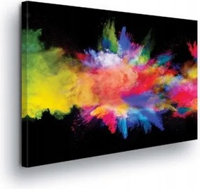 Vászonkép 100x75 Robbanás Szín dinamika Holi színes por absztrakt