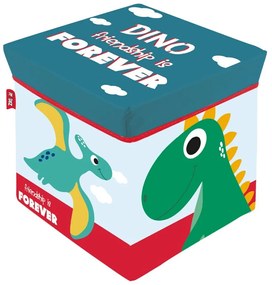 Dinoszaurusz játéktároló doboz tetővel