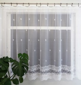 Mg Függöny 35829 Fehér magasság 160cm 0,5m lengyel