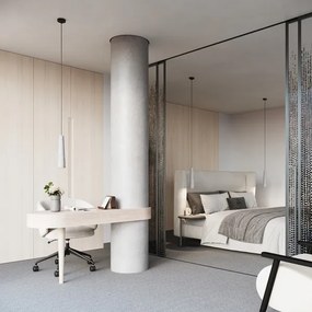 Sollux SL.1347 - Csillár zsinóron ELECTRA 1xGU10/10W/230V beton/szürke