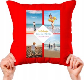 Díszpárna Ajándék Nyaralási Ajándék Az Ön Fotói Fotó Varázsló