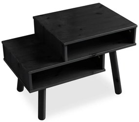 Hako fekete borovi fenyő dohányzóasztal - Karup Design