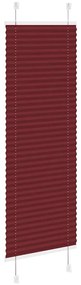 pliszírozott redőny Bordeaux piros 45x100 cm Szövetszélesség