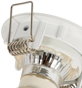 12 db-os beépíthető spotlámpa szett fehér GU10 35 mm - Edu