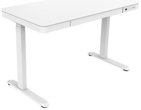VELSEN íróasztal elektromos magasságállítással, vezérlőpanellel 120x60 cm fehér